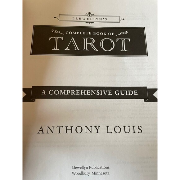 Llewellyn's Complete Book of Tarot: A Comprehensive Guide, Louis, Anthony 2021 - Picture 7 of 7